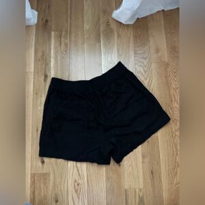 Old Navy Linen Black Shorts